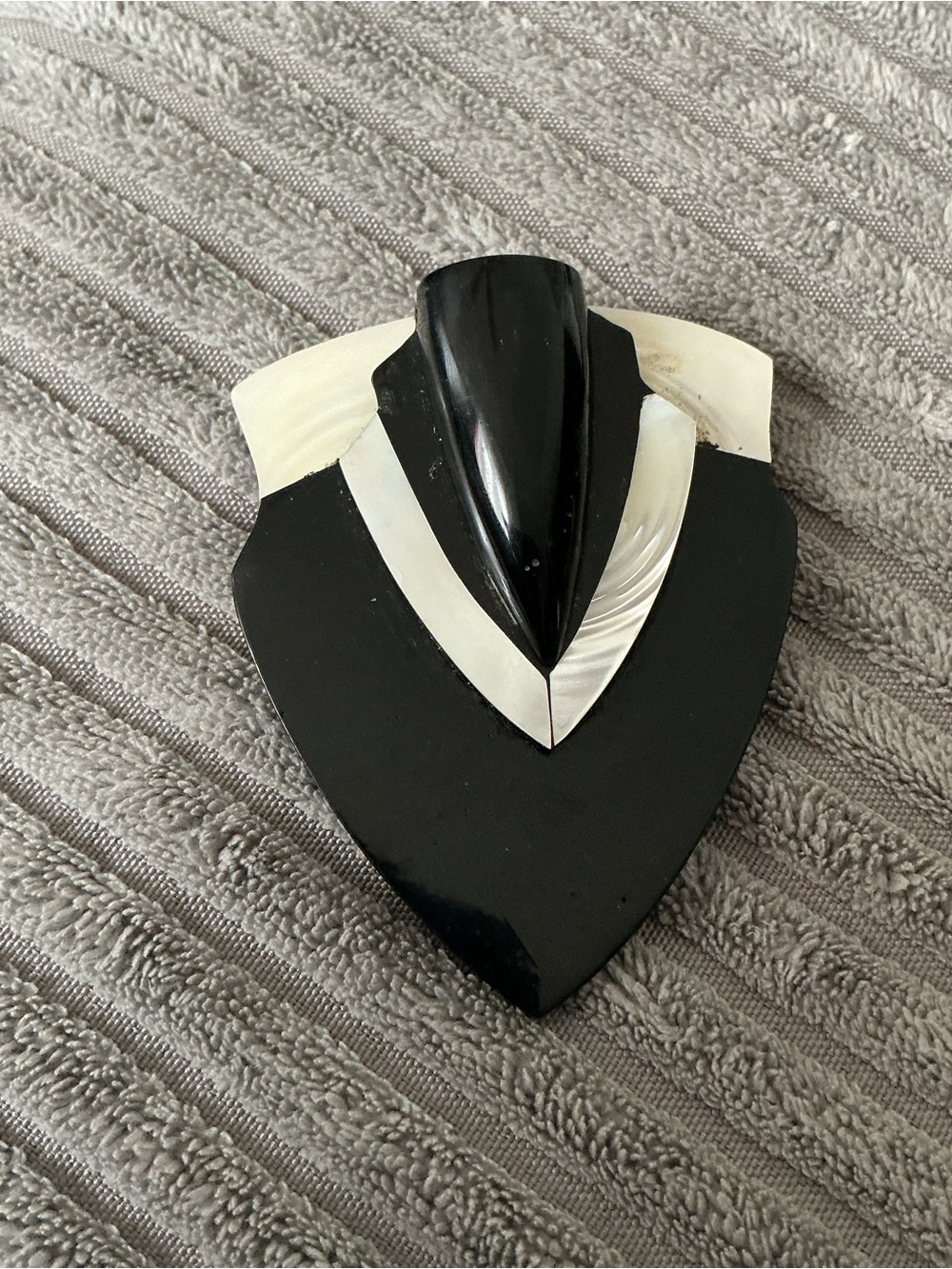 Abstract Acrylic Vintage Brooch